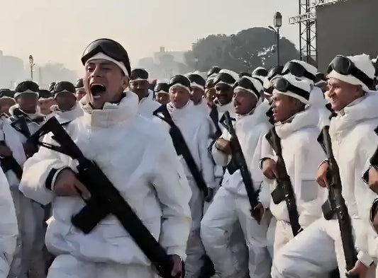 Kumaon Regiment Sings 'Dil Na Diya' While Marching at Republic Day Rehearsal, Video Goes Viral