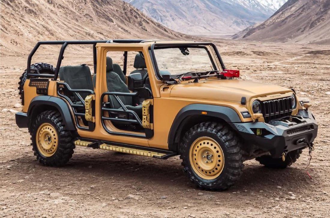 Mahindra Group Presents Thar Roxx-Based Military ATV for Indian Army Evaluation
