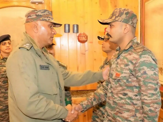 Lt General Pratik Sharma Assesses Security Operations in Jammu & Kashmir