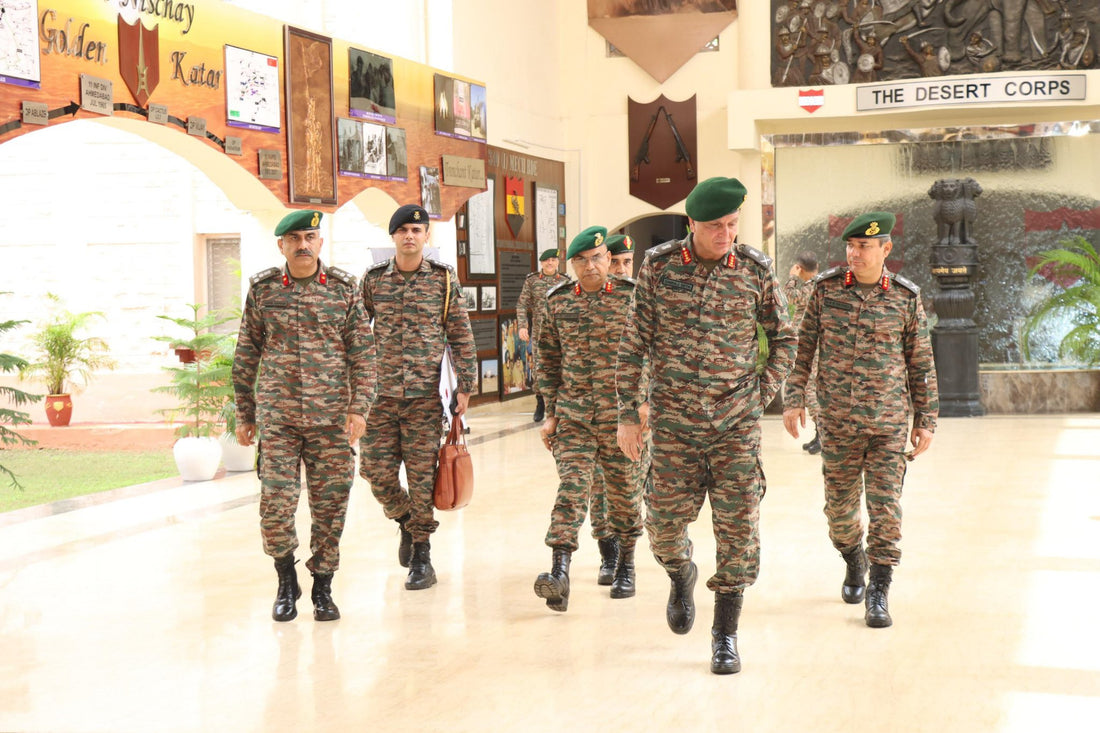 Lt Gen Dhiraj Seth Evaluates Operational Preparedness of Konark Corps in Jodhpur