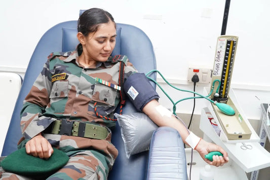 Assam Rifles Organizes Blood Donation Camp in Manipur to Promote Women's Health and Community Well-Being