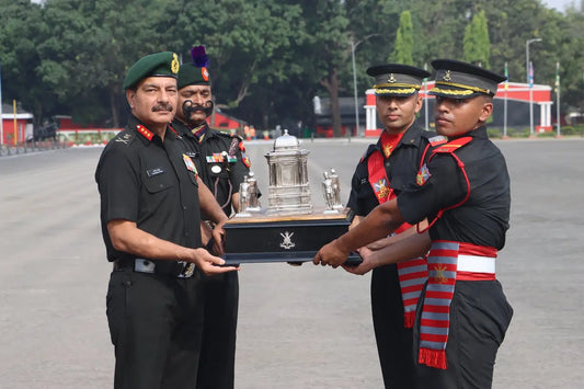Meiktila Company Triumphs in Inter-Company Drill Competition at Indian Military Academy