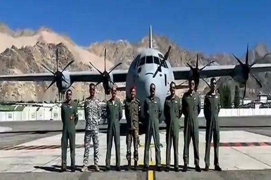 IAF and Indian Army Achieve Milestone with First Precision Para-Drop of Trauma Care Cube in High-Altitude Terrain