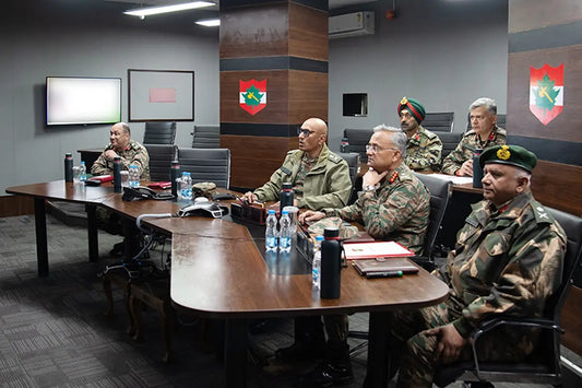Lt Gen Pratik Sharma Assesses Security Measures in Kashmir Valley