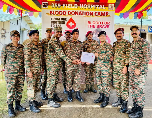 Brahmastra Corps Hosts Blood Donation Drive for National Voluntary Blood Donation Day