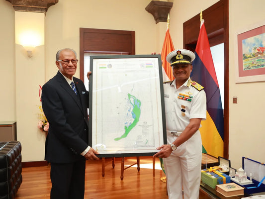 Navy Chief Admiral Krishna Swaminathan Meets Mauritius PM, Discusses Maritime Security, Defence Ties