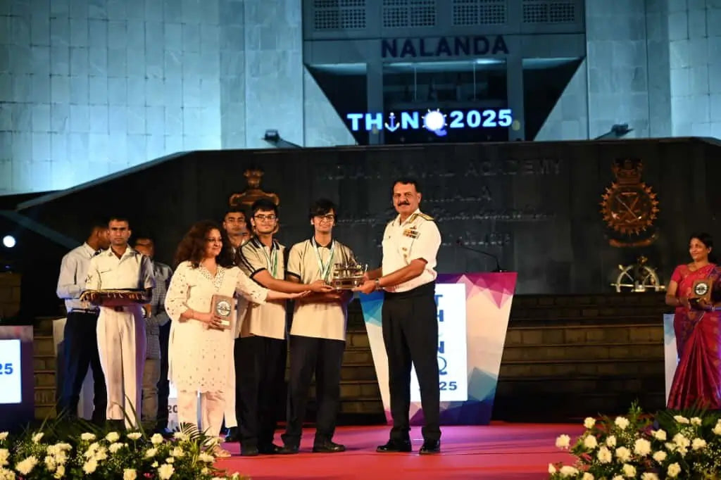Jayshree Periwal High School Clinches Victory at Indian Navy's THINQ-25 National Quiz Grand Finale