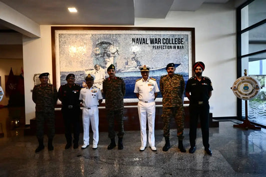 Lt Gen Devendra Sharma Discusses 21st-Century Military Leadership at Indian Naval War College