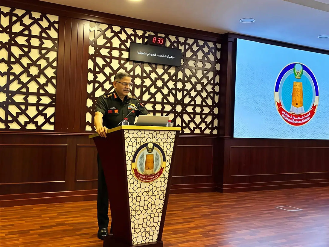 General Upendra Dwivedi Discusses Technology and Security Cooperation at UAE National Defence College