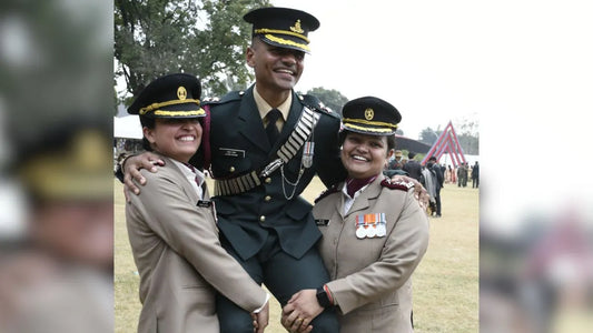 Ayush Pathak Joins Indian Army as Lieutenant, Joining Fiancée Who Serves as Captain