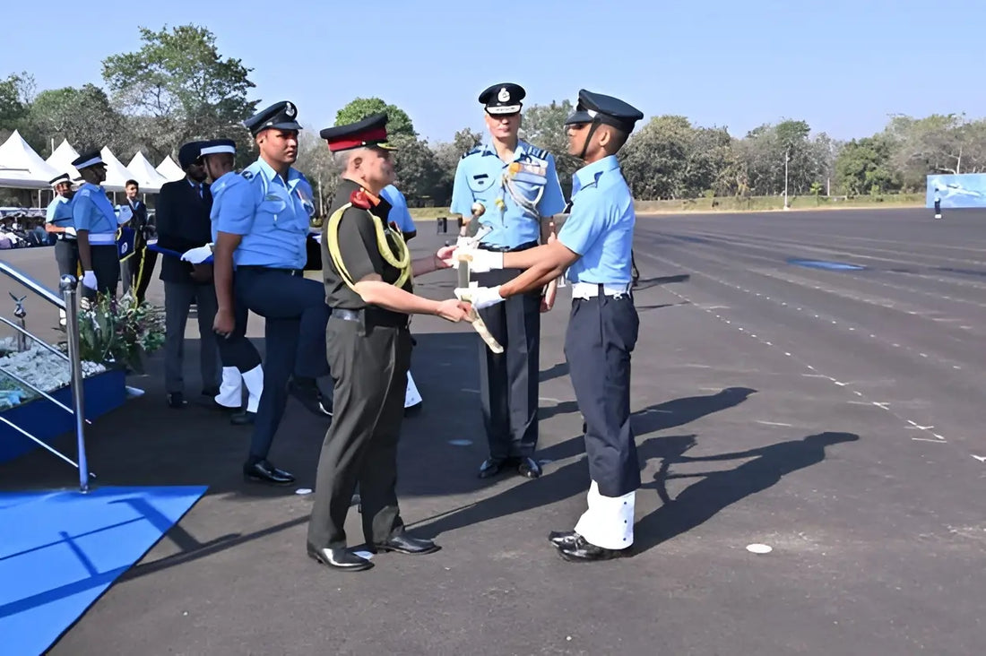 Flying Officer Tanishq Aggarwal Awarded Sword of Honour at IAF ...