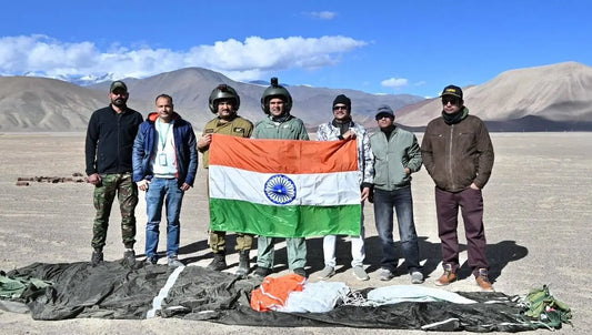 DRDO Conducts Maiden Live Jump of Indigenous Advanced High-Altitude Parachute at Nyoma