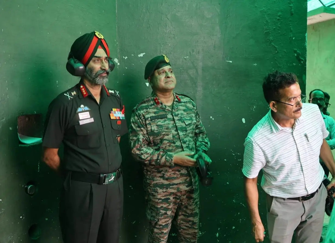 Lt Gen HS Vandra Assesses Ammunition Testing and Defence Manufacturing in Jabalpur