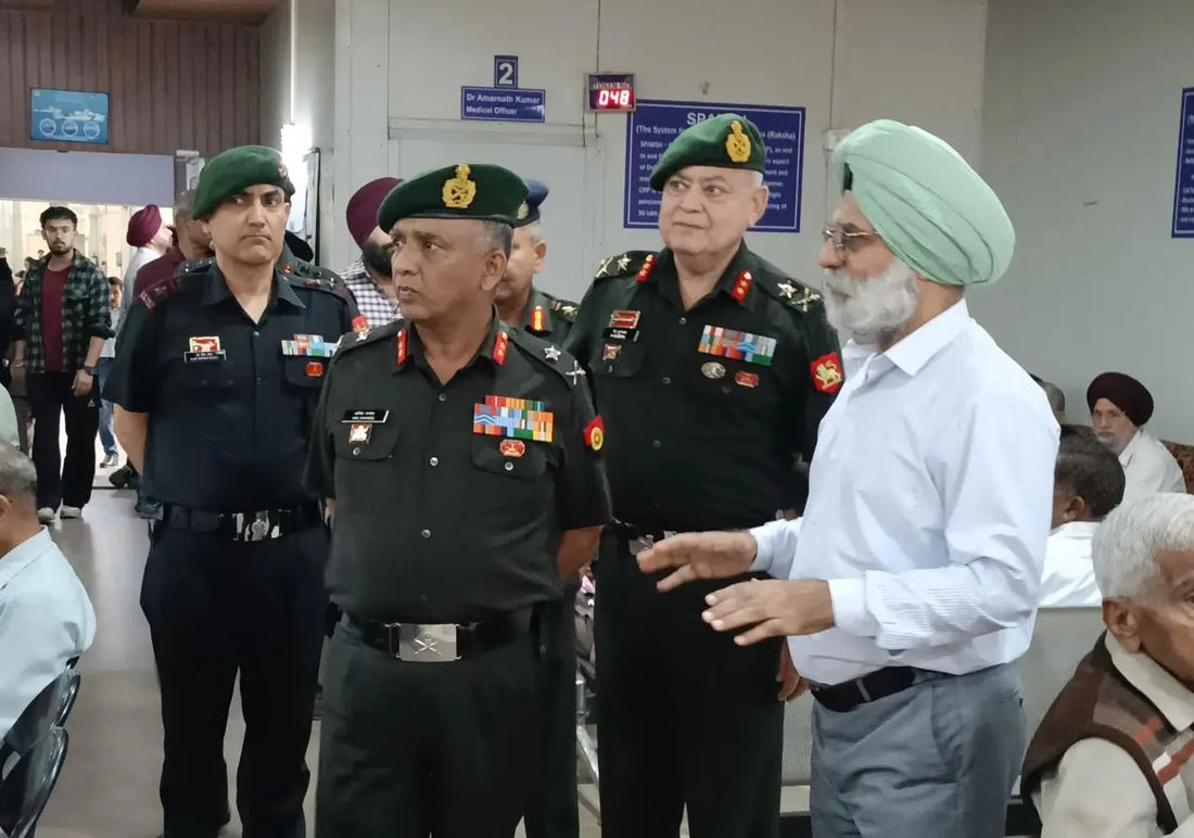 Maj Gen Anil Chandel Conducts Operational Review of ECHS Polyclinics in Chandigarh and Chandimandir