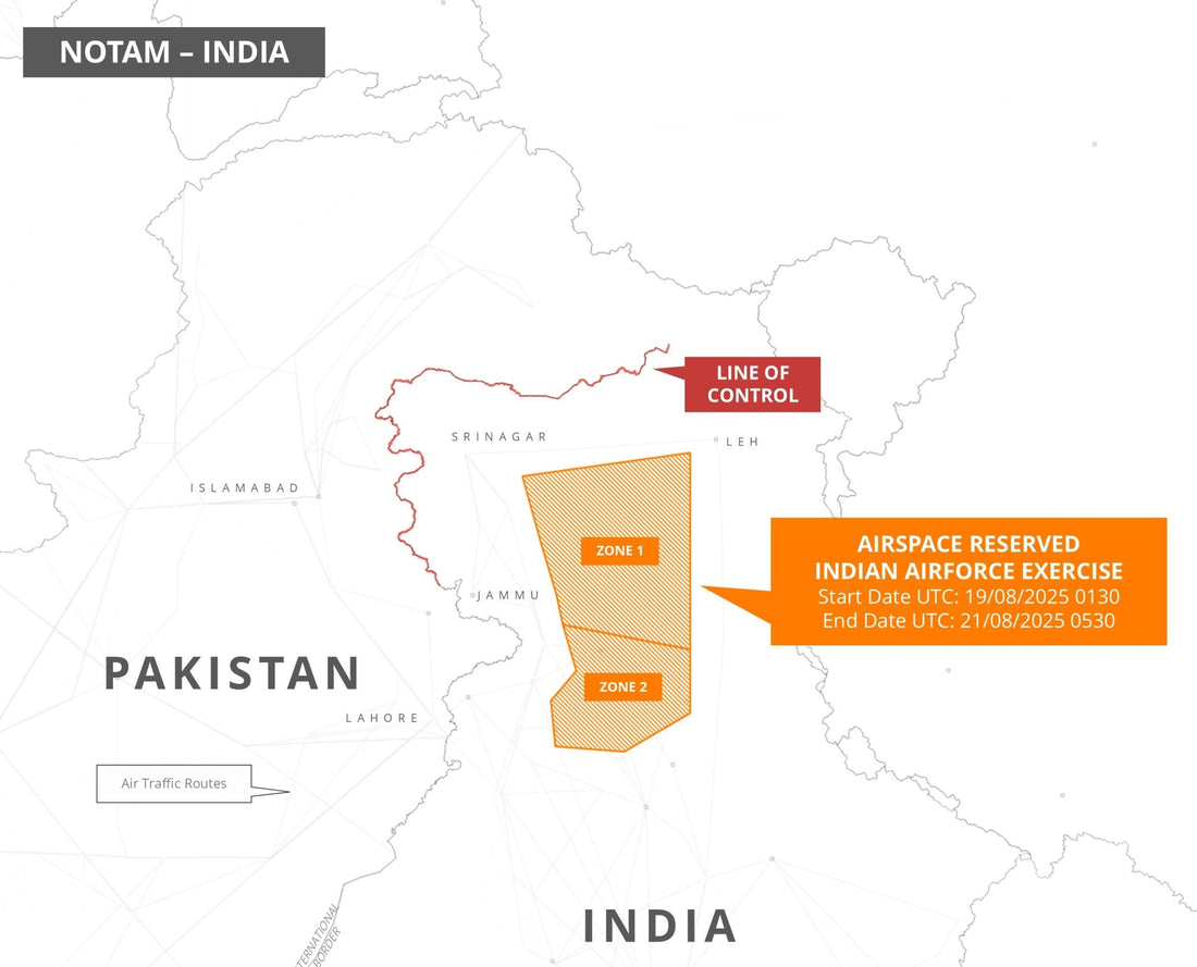 Indian Air Force Prepares for Large-Scale Military Exercise Near Pakistan's Line of Control