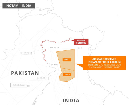 Indian Air Force Prepares for Large-Scale Military Exercise Near Pakistan's Line of Control