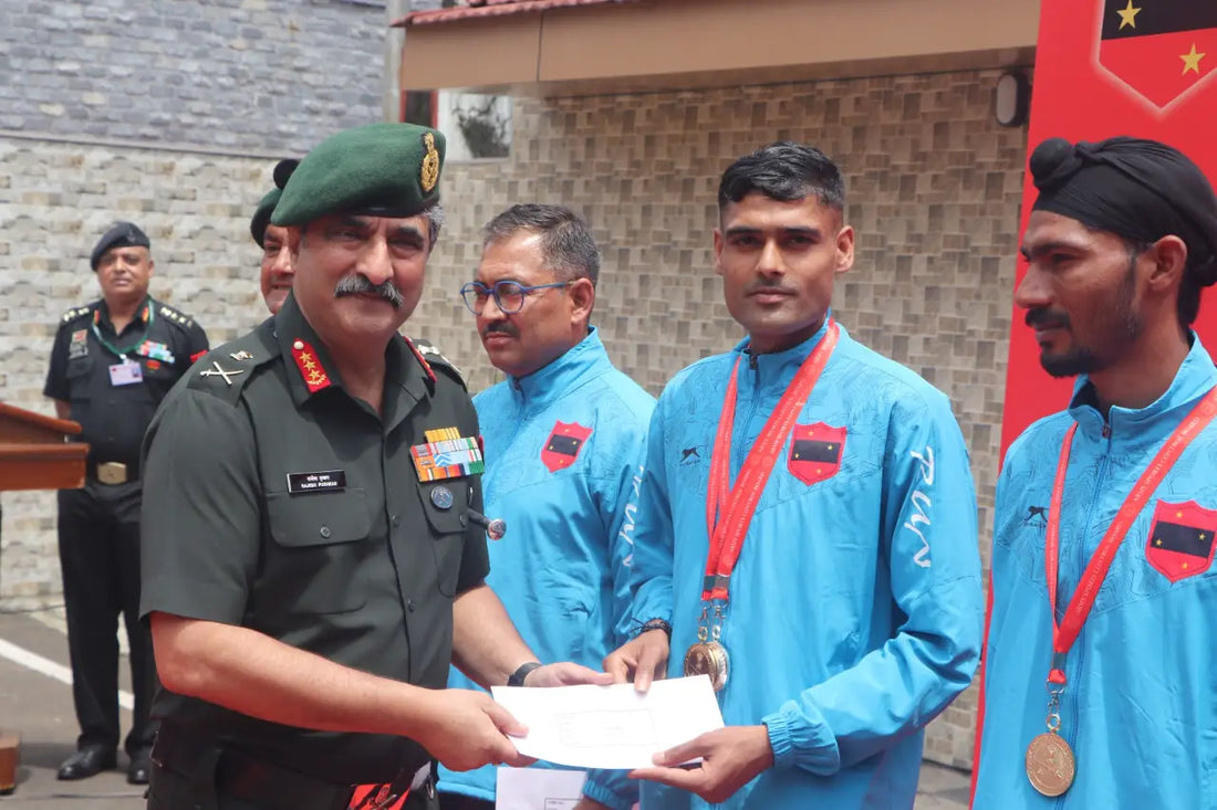 Lt Gen Rajesh Pushkar Felicitates Southern Command Cross Country Team After Army Championship 2026 Success