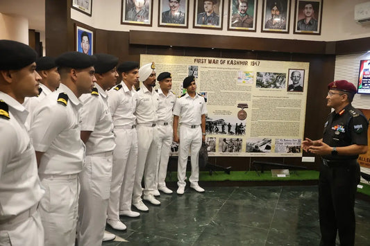 Naval Trainees from INS Valsura Enhance Technological Collaboration at MCTE, Mhow