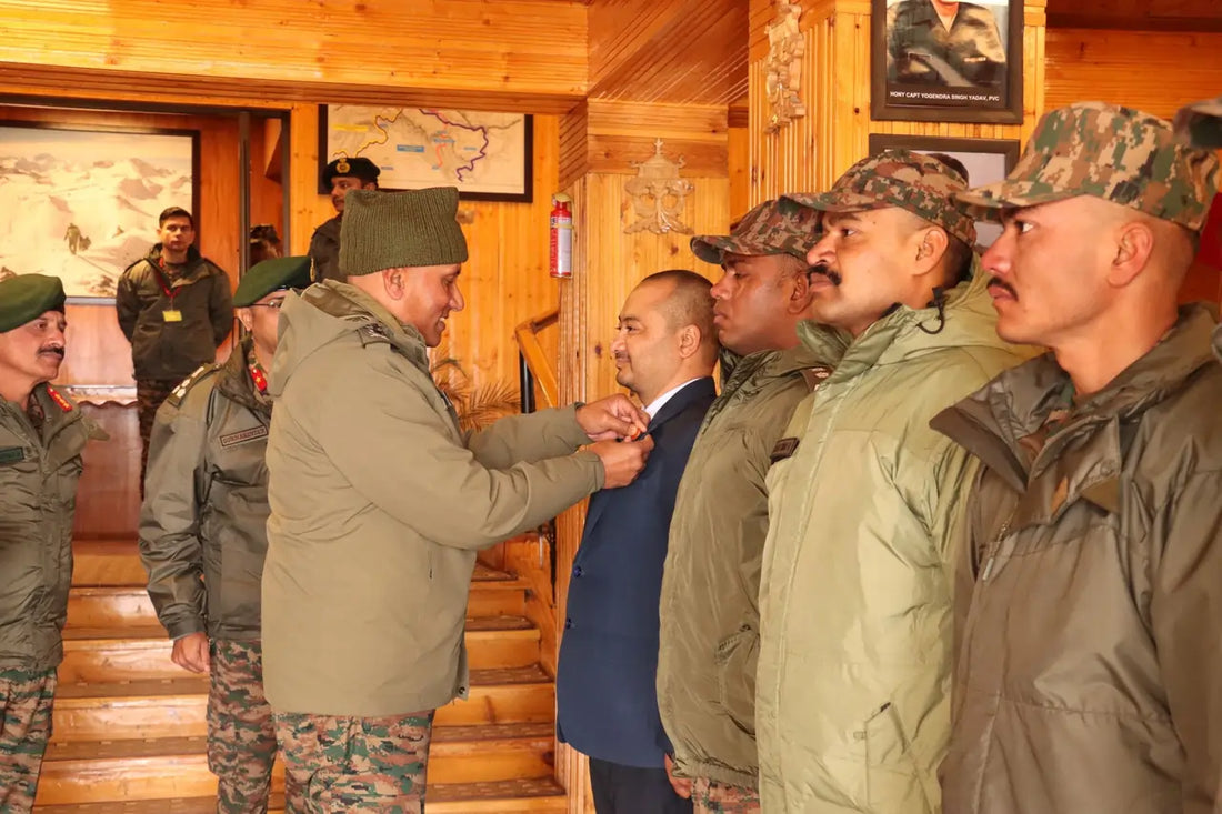 Lt Gen Pratik Sharma Reviews Key Infrastructure Projects with Fire and Fury Corps in Ladakh