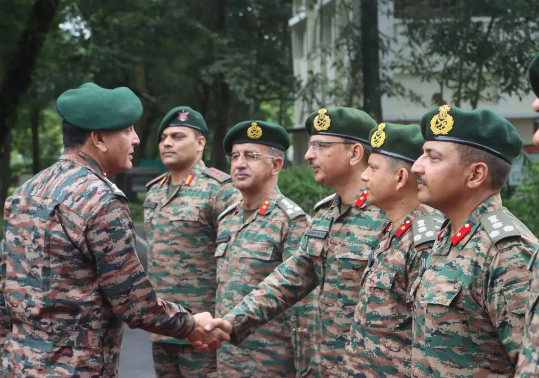 General Dhiraj Seth Assesses Security Readiness at Trishakti Corps and Trinity Area