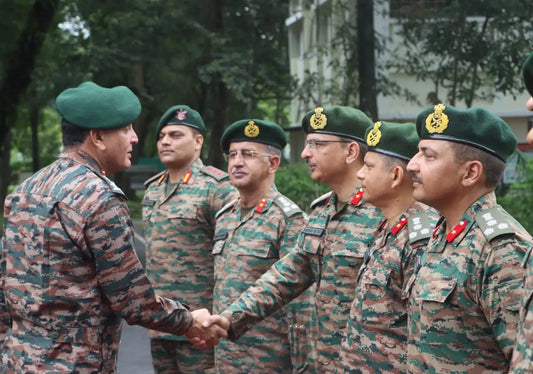 General Dhiraj Seth Assesses Security Readiness at Trishakti Corps and Trinity Area
