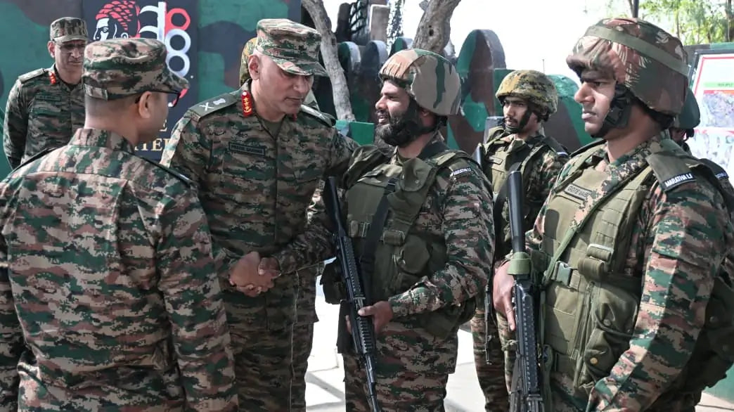 Lt Gen Pratik Sharma Evaluates Ground Success Post Operation Jwala in Sunderbani Sector