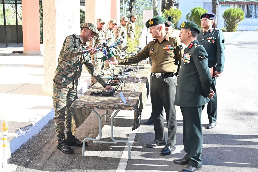 Maj Gen Mahajan Inspects VC Brigade's Operational Preparedness and Tech Enhancements