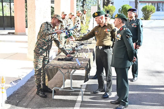 Maj Gen Mahajan Inspects VC Brigade's Operational Preparedness and Tech Enhancements