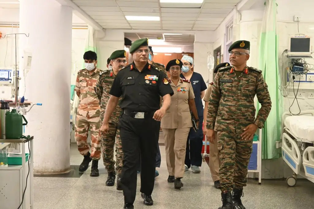 Major General Amul Kapoor Evaluates Clinical Advancements at Eastern Command Hospital
