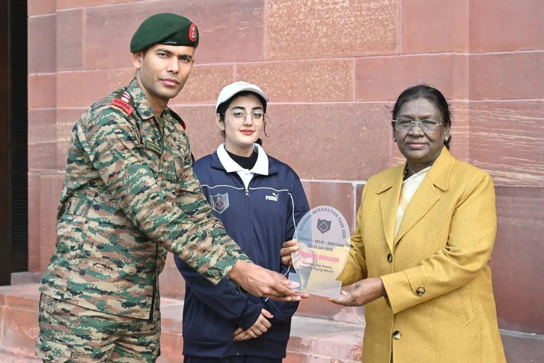 Degree College Poonch Students Engage in National Integration Tour with Visits to Rashtrapati Bhavan and Key Cultural Institutions