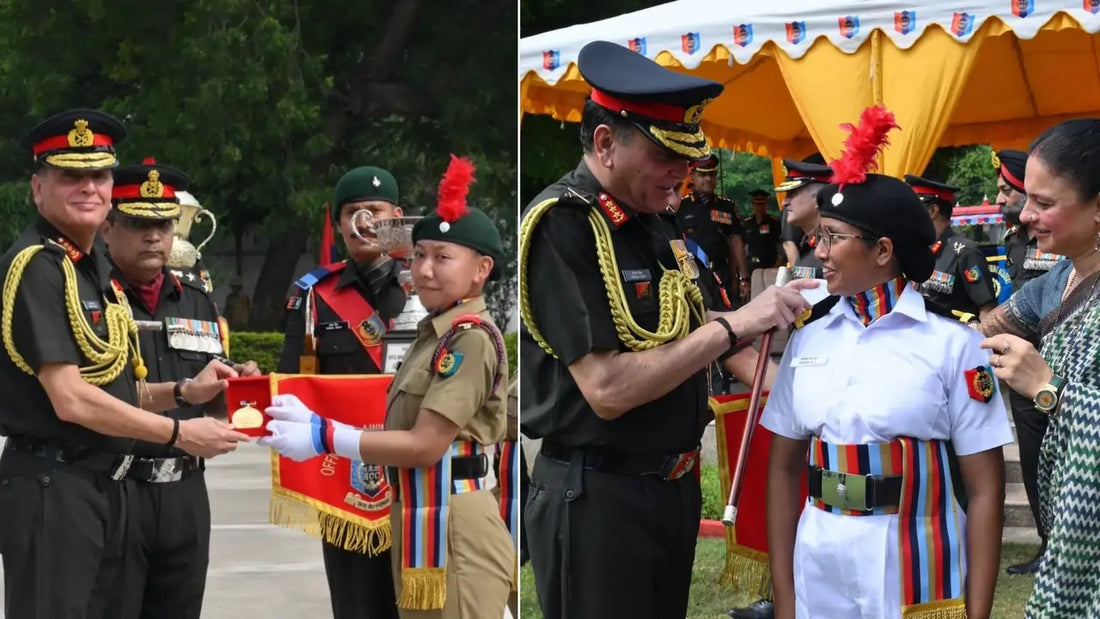 Lt Gen Dhiraj Seth Reviews Diamond Jubilee Parade at NCC Training Academy, Gwalior