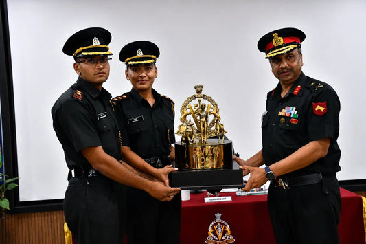 Captain Tanmay Gautam Honored with ARTRAC Gold Medal at RVC Centre's Young Officers’ Course Graduation