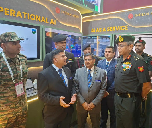 Lt Gen Anindya Sengupta Attends India AI Summit, Evaluates Future AI-Driven Warfare Capabilities