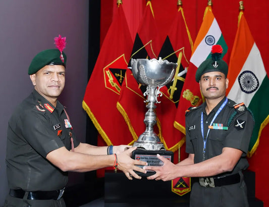 "Naib Subedar Pawar Khushal Devidas Emerges as Top Graduate at JLA Bareilly Leadership Course"