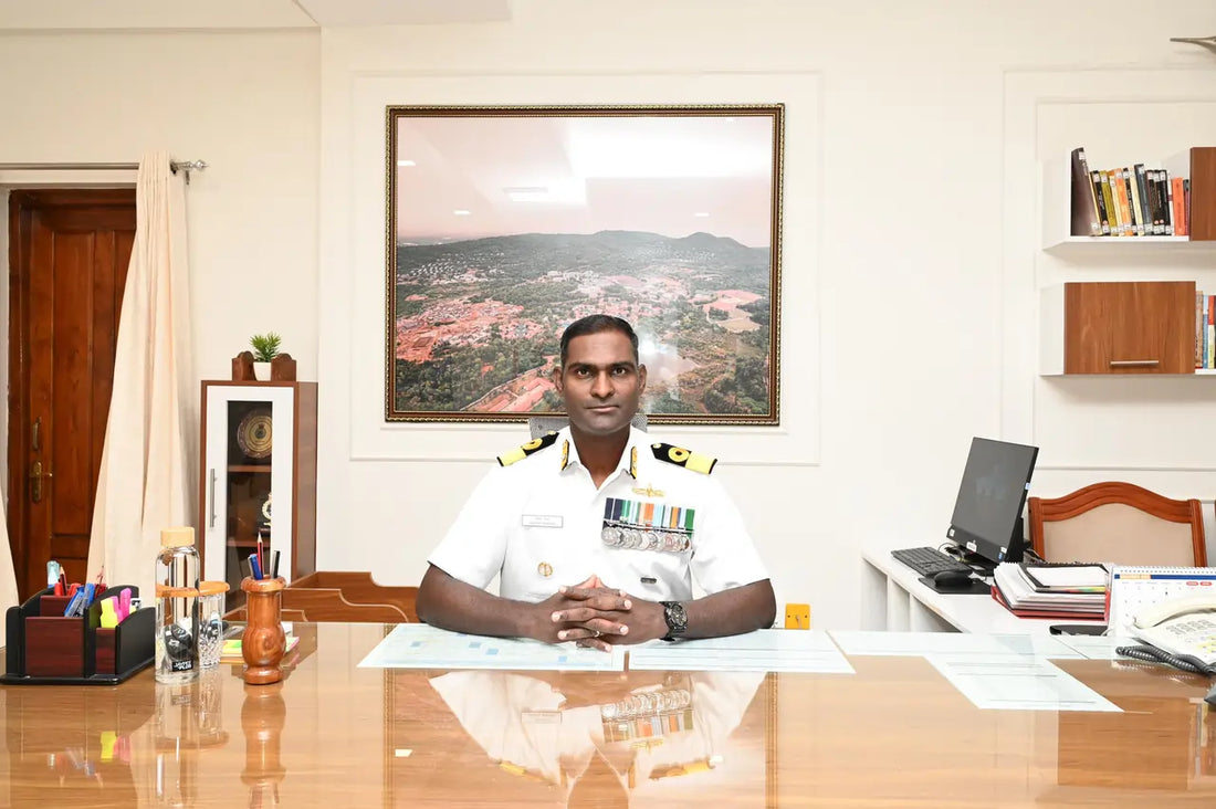 Commodore Subhal Nathan Takes Command of INS Zamorin at Indian Naval Academy Ezhimala