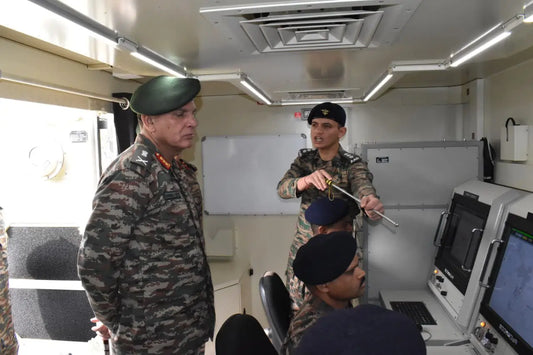 Lt Gen Dhiraj Seth Evaluates Air Defence Preparedness at Vadodara Station