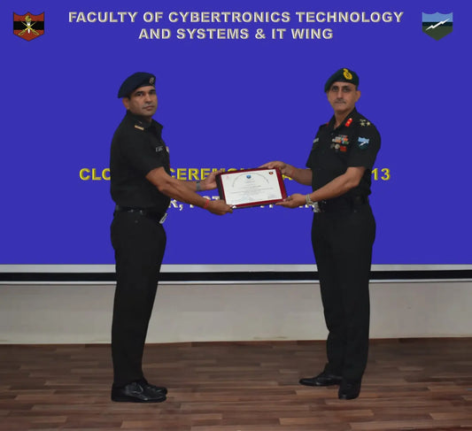 Advanced Data Processing Course Concludes at MCTE; Lt Col Balwan Singh Awarded Gold Medal