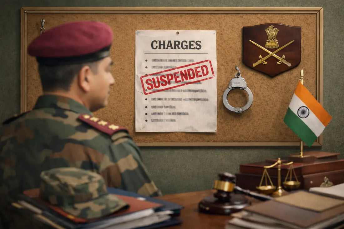 Indian Army Suspends Colonel Ashish Singh Mehta Amid Disciplinary Charges