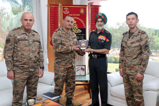 Armenian Delegation Explores Artillery Collaboration at Indian Training Facility