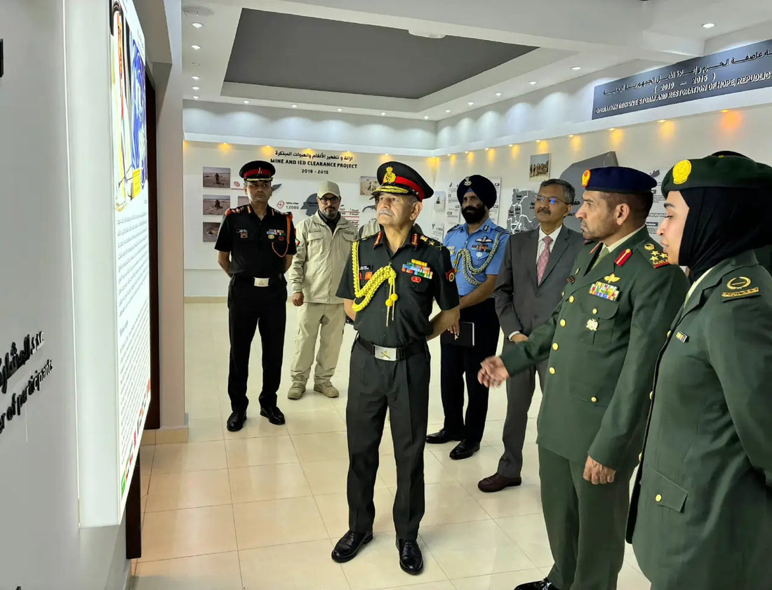 COAS General Upendra Dwivedi Strengthens India-UAE Defence Ties with High-Level Engagements