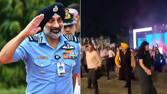 Indian Air Force Chief Displays Camaraderie in Viral Video
