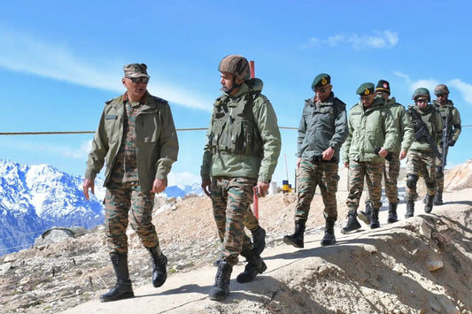 Lt Gen Pratik Sharma Assesses Security and Preparedness in Western Ladakh's Forward Areas