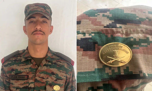 Agniveer Arjun Rana Wins COAS Commendation Medal for Bravery in Assam Attack