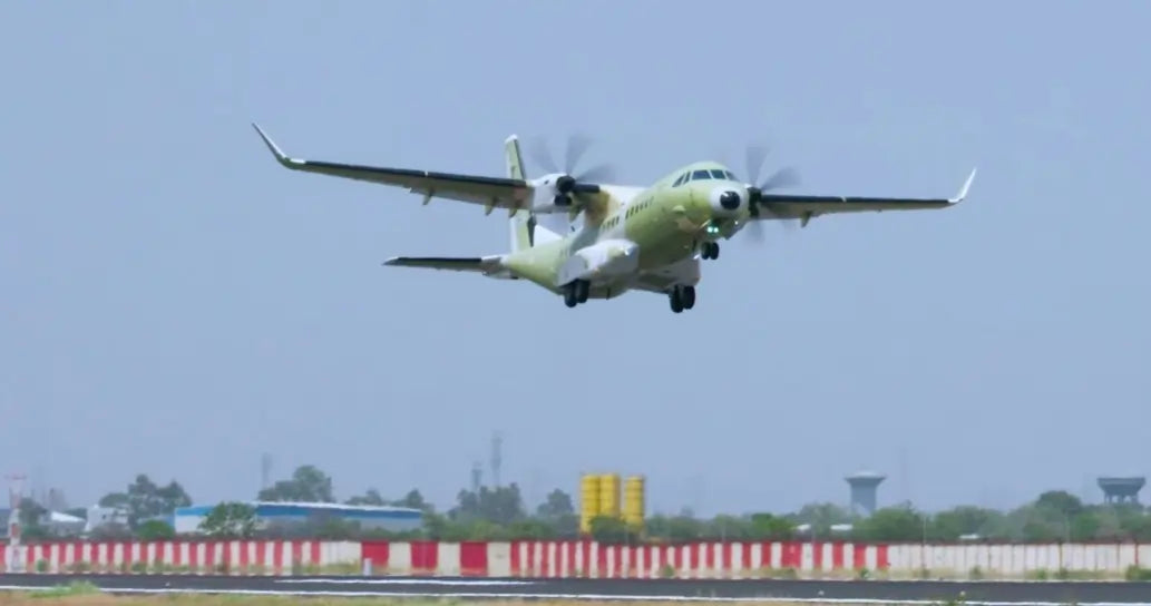 India's First Homegrown C-295 Aircraft Completes Successful Maiden Flight, Strengthening Indigenous Defence Capability