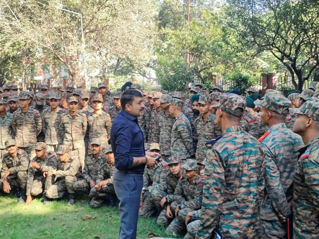 SSP Ajai Singh Advocates Cyber Security and Inter-Agency Cooperation in Dialogue with IMA Cadets