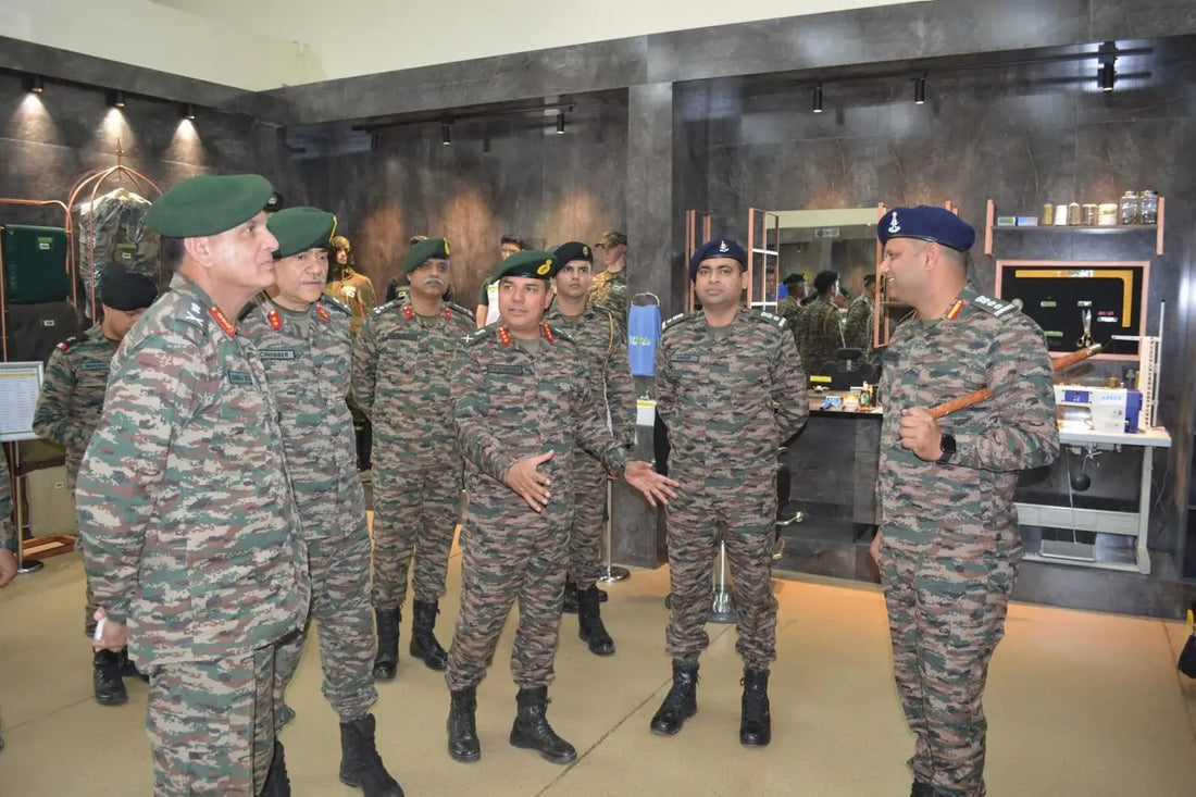 Lt Gen Dhiraj Seth Evaluates Operational Preparedness of Logistics Hub in Desert Area