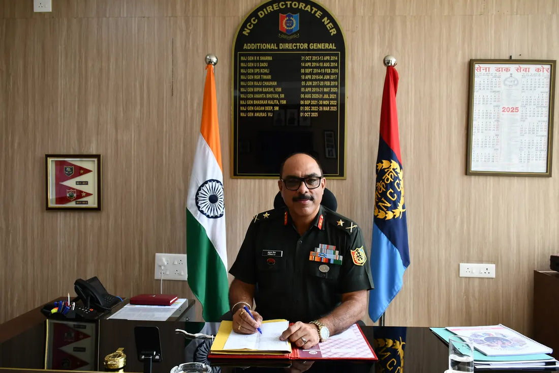 Major General Anurag Vij Appointed ADG of NCC Directorate for Northeast Region