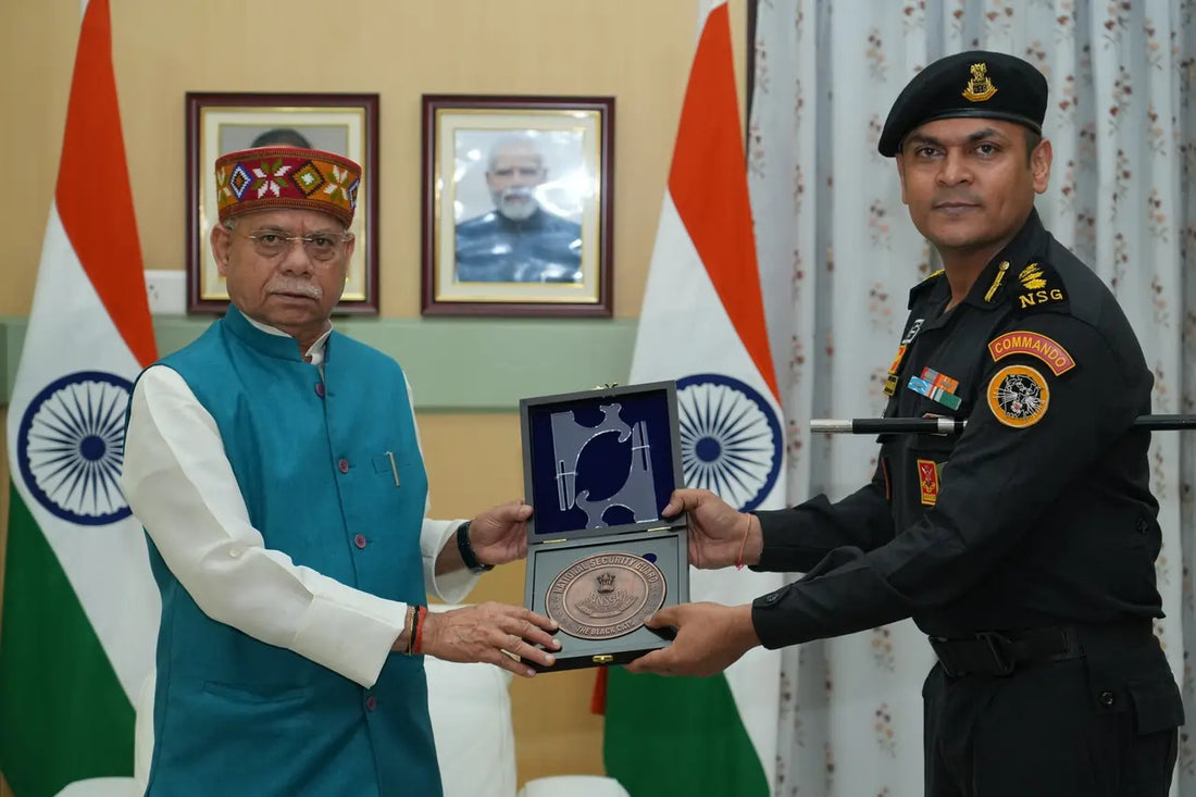 Governor of Telangana Honors 26 SCG NSG Mumbai for Distinguished Service
