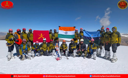 Indian Army Corps of Signals Climbs 6,250m Mt Mentok Kangri in Ladakh, Eyes Final Peak