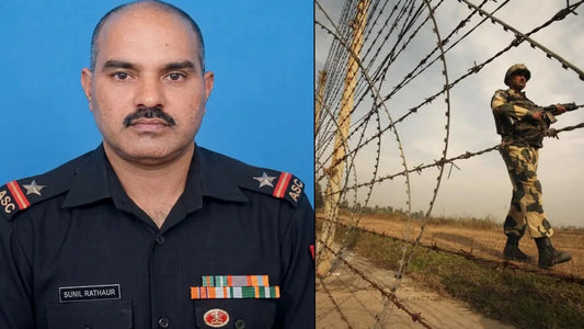 India Pays Tribute to Naib Subedar Sunil Rathaur's Heroic Sacrifice in Service to the Nation